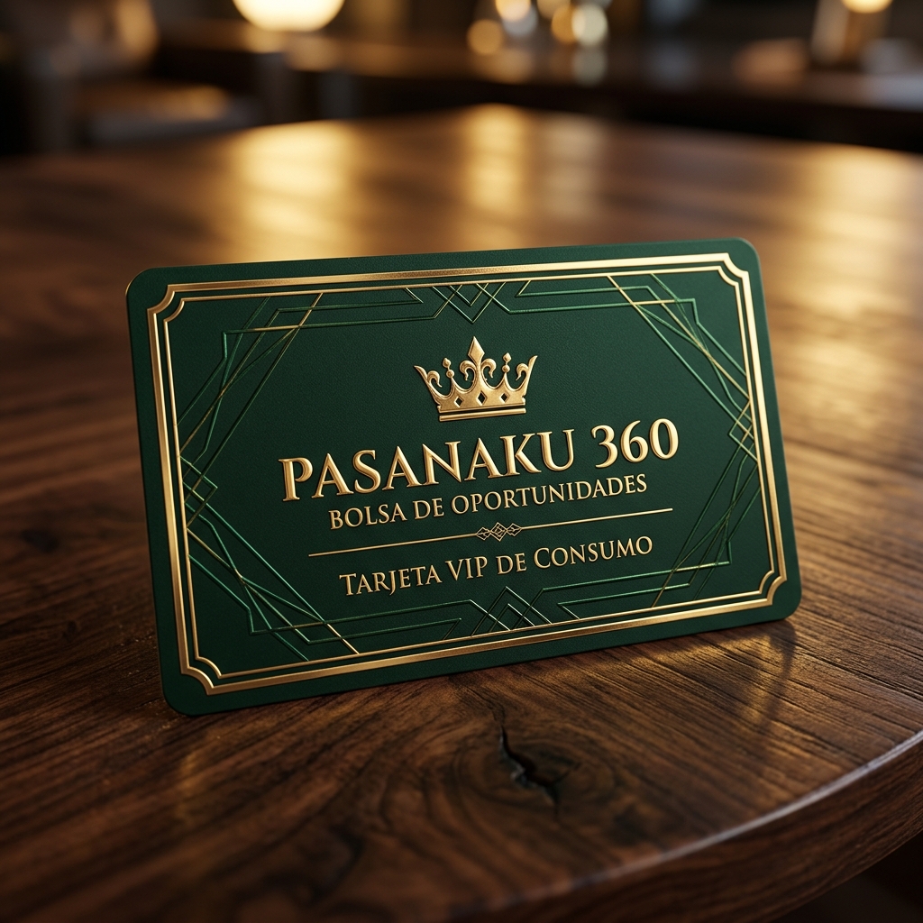 Tarjeta VIP de Consumo Pasanaku Fe 360